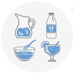 Různé druhy nápojů