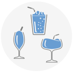 Různé druhy nápojů